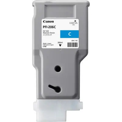 CANON Tintenpatrone cyan PFI206C iPF 6400/6450 300ml Idealshop