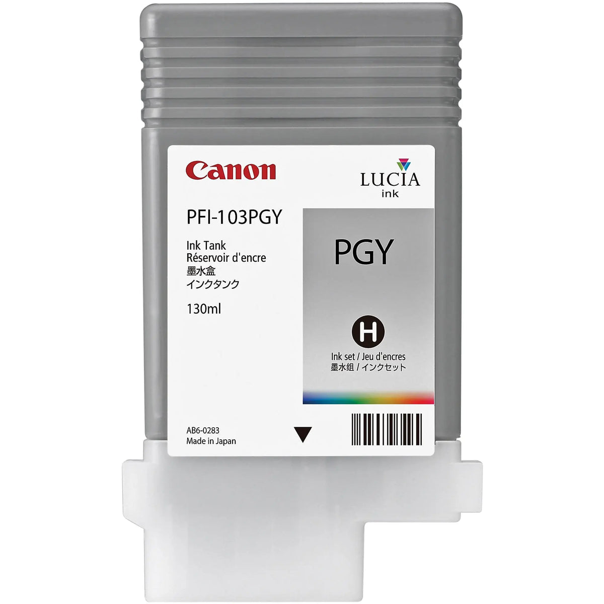 CANON Tintenpatrone photo grey PFI-103PGY iPF 6100 130ml Idealshop