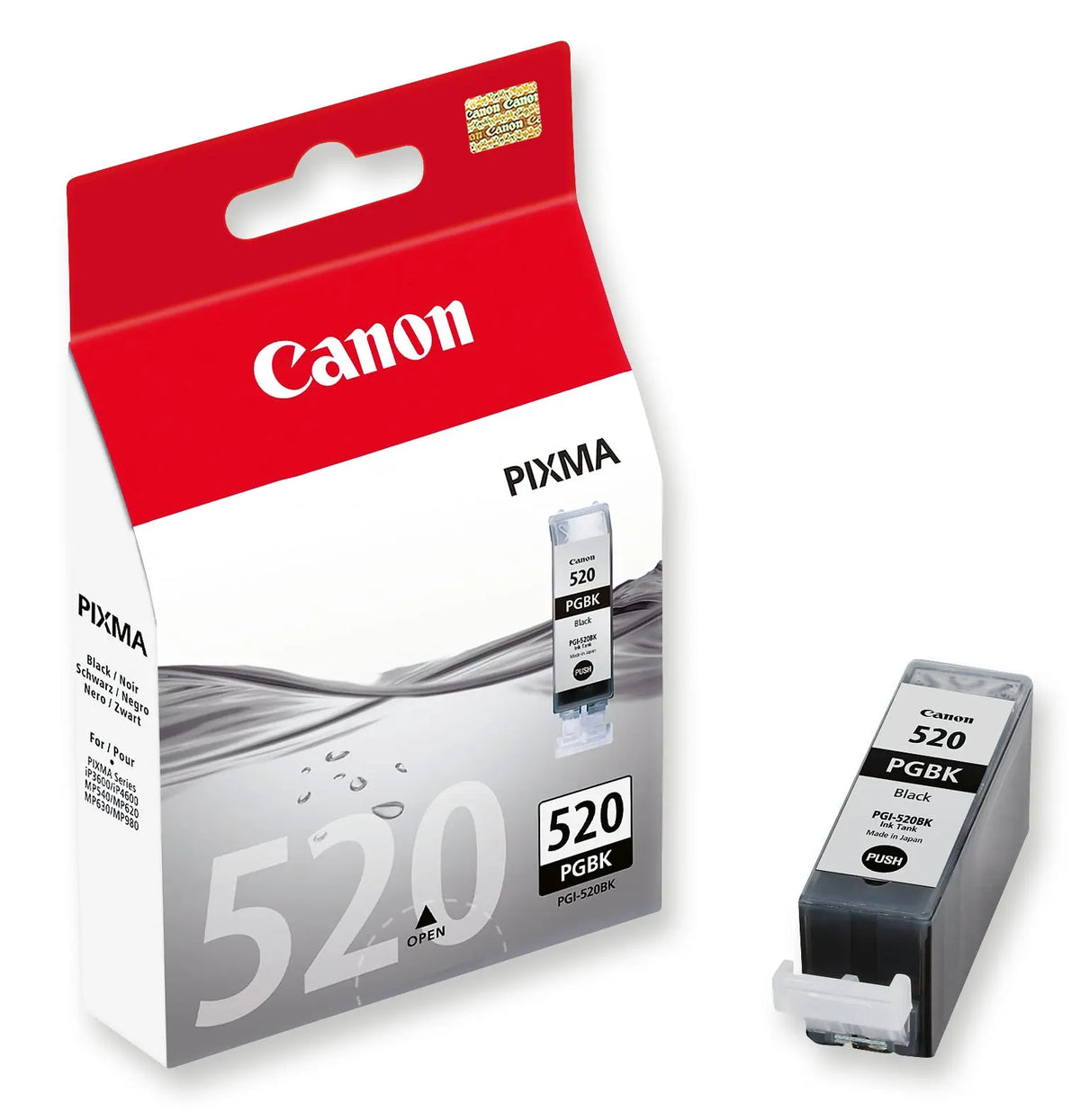 CANON Tintenpatrone schwarz PGI-520BK PIXMA MP 980 19ml Idealshop