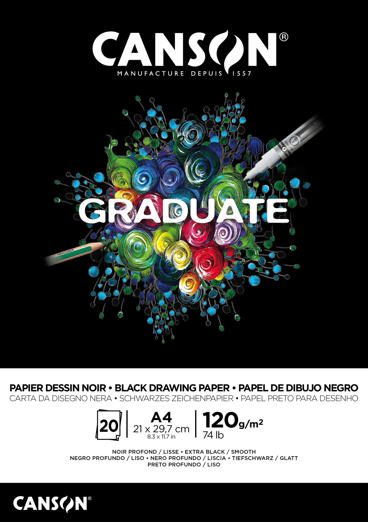CANSON Graduate Zeichenpapier A4 Idealshop