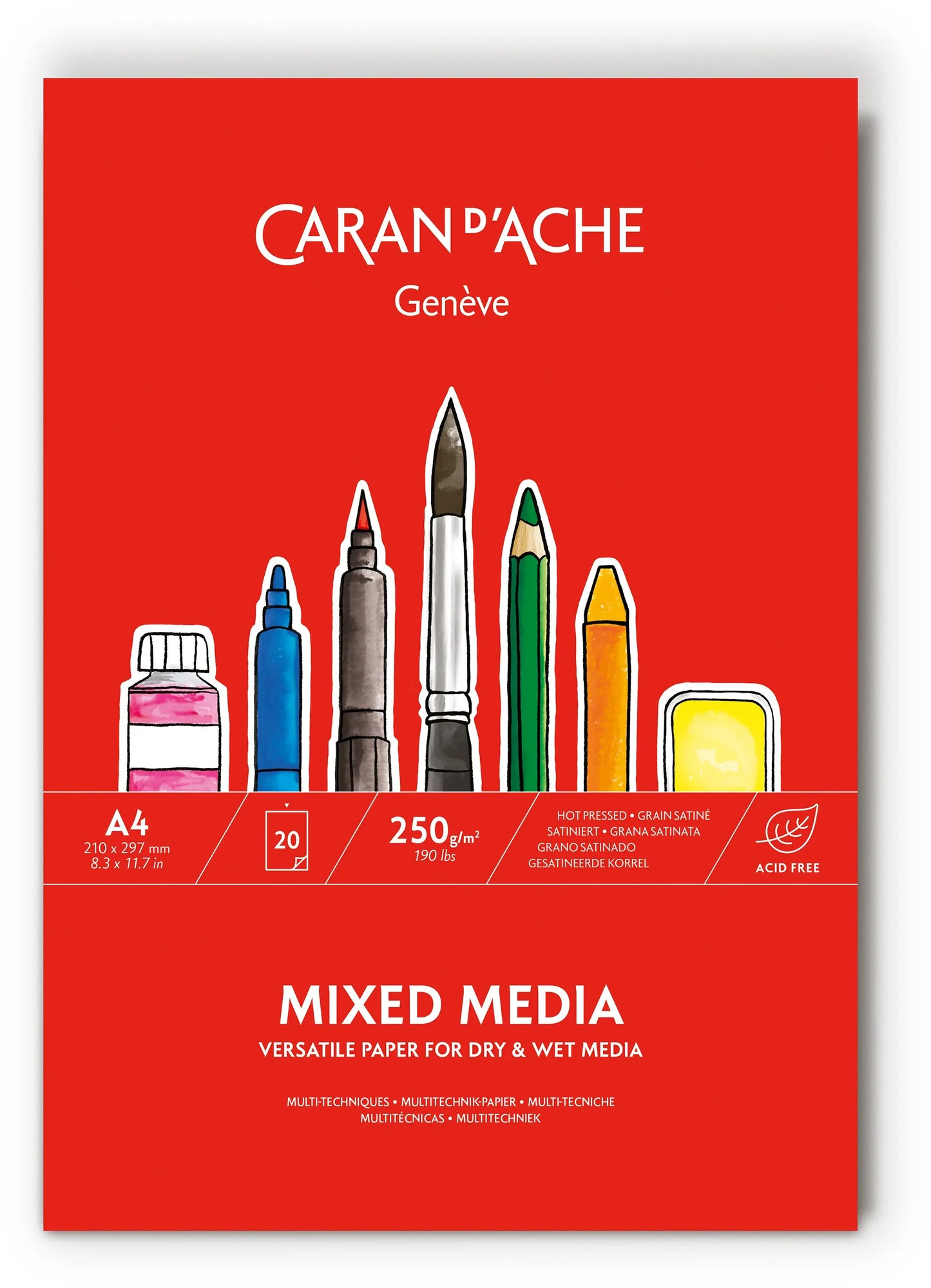 CARAN D'A Zeichenblock                A4 Idealshop