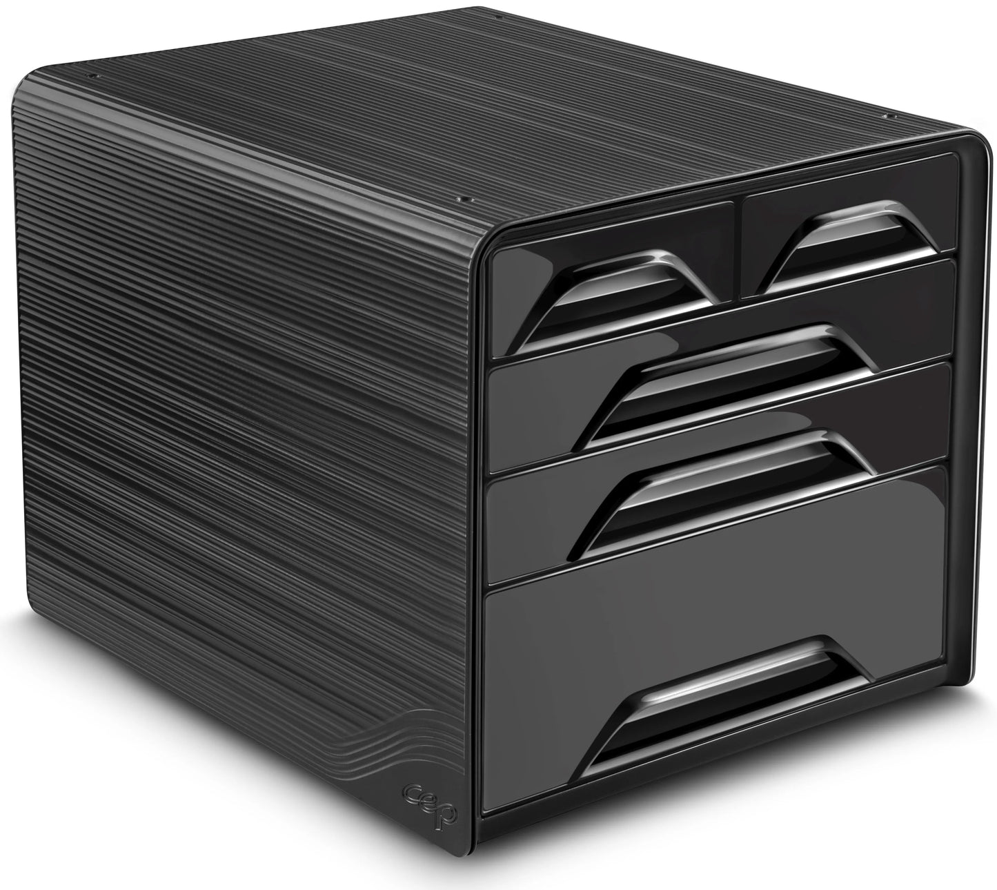 CEP Schubladenbox Smoove Confort 1072130011 5 Schubladen schwarz Idealshop