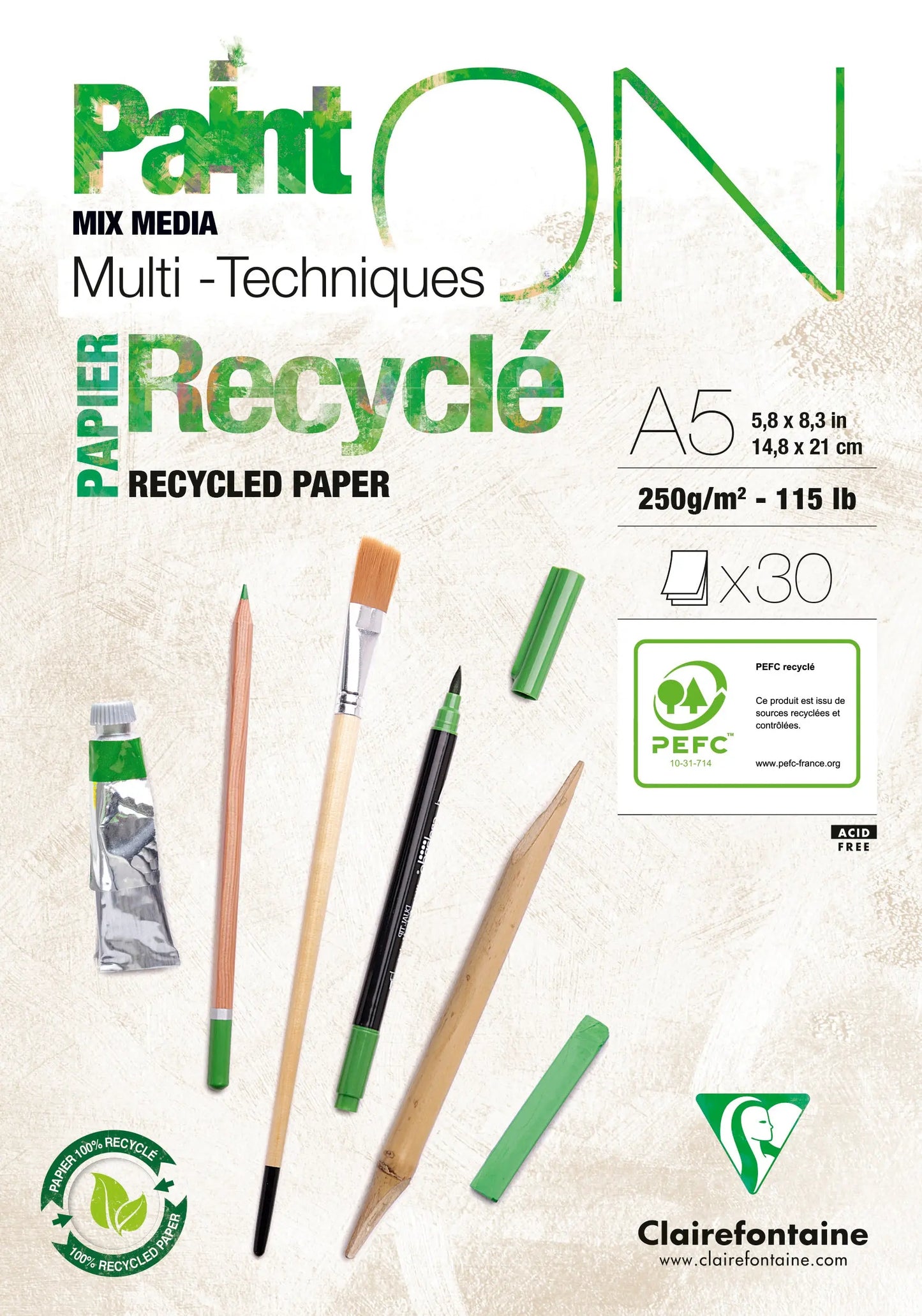 CLAIREFON Paint'On Block A5 Idealshop