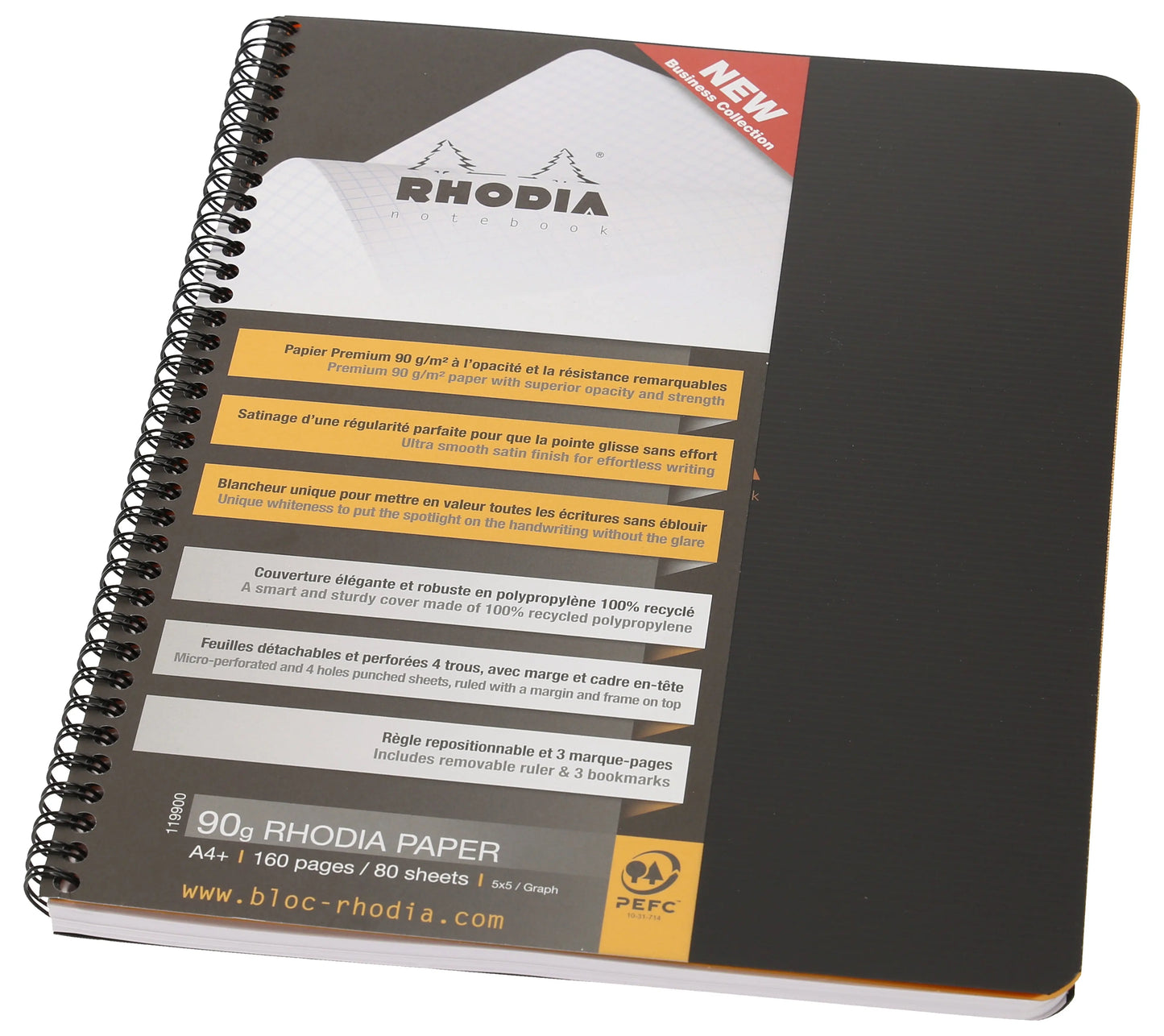 CLAIREFON Spiralbuch Office A4 Idealshop