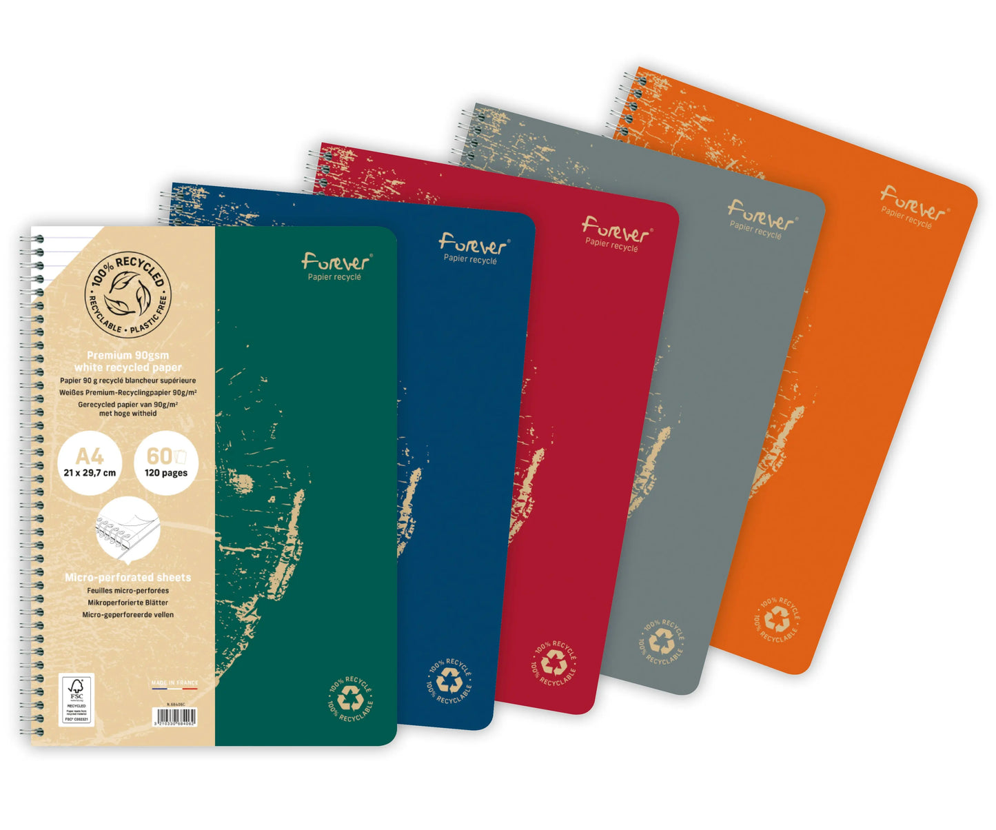 CLAIREFON Spiralheft FOREVER A4 Idealshop