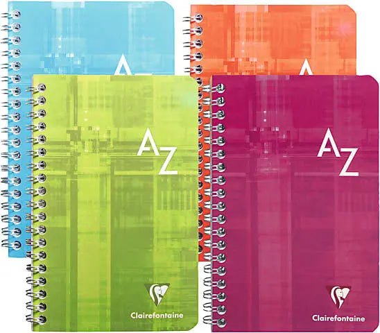 CLAIREFONTAINE Spiralheft mit Index A4 8149 5mm, ass. 90 Blatt Idealshop