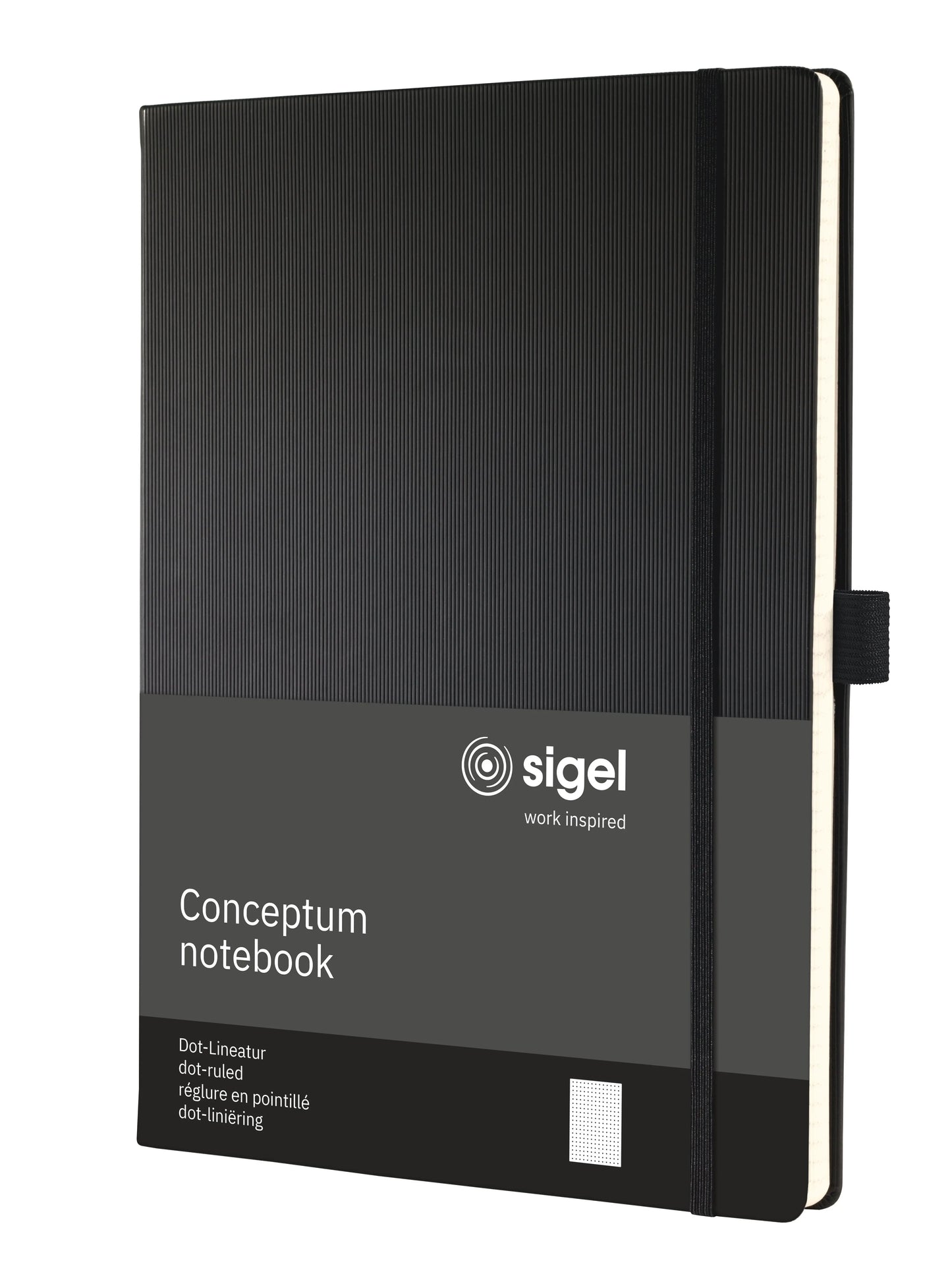 CONCEPTUM Notizbuch A4 CO108 black, Dot-Lineatur, 194 S. Idealshop