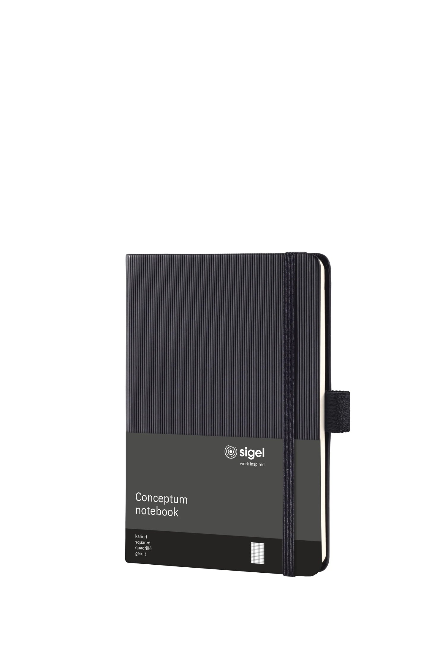 CONCEPTUM Notizbuch A6 CO131 kariert schwarz Idealshop