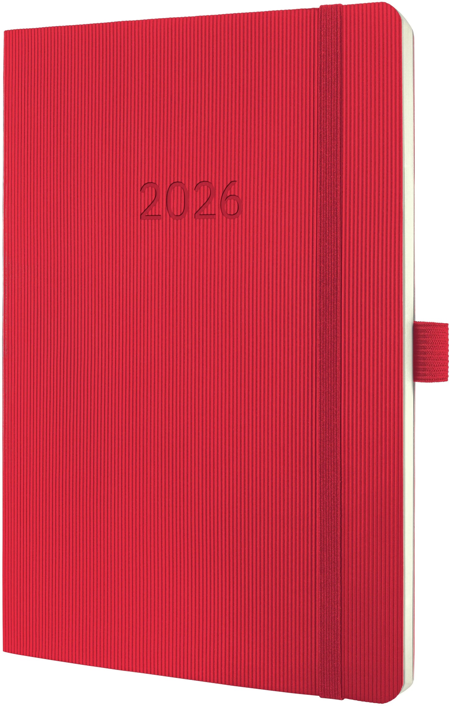 CONCEPTUM Wochenkalender 2026 C2634 1W/2S rot 13.5x21cm Idealshop
