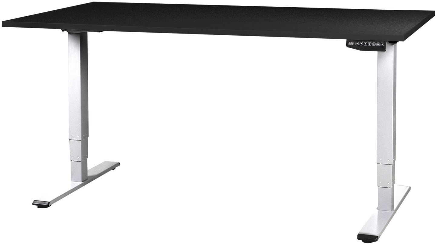 CONTINI Bürotisch ET225E 180x80cm 112184 schwarz/weiss Idealshop