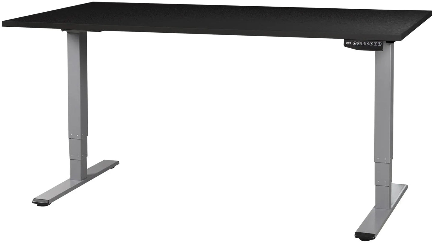 CONTINI Bürotisch ET225E 180x80cm 112183 schwarz/grau Idealshop