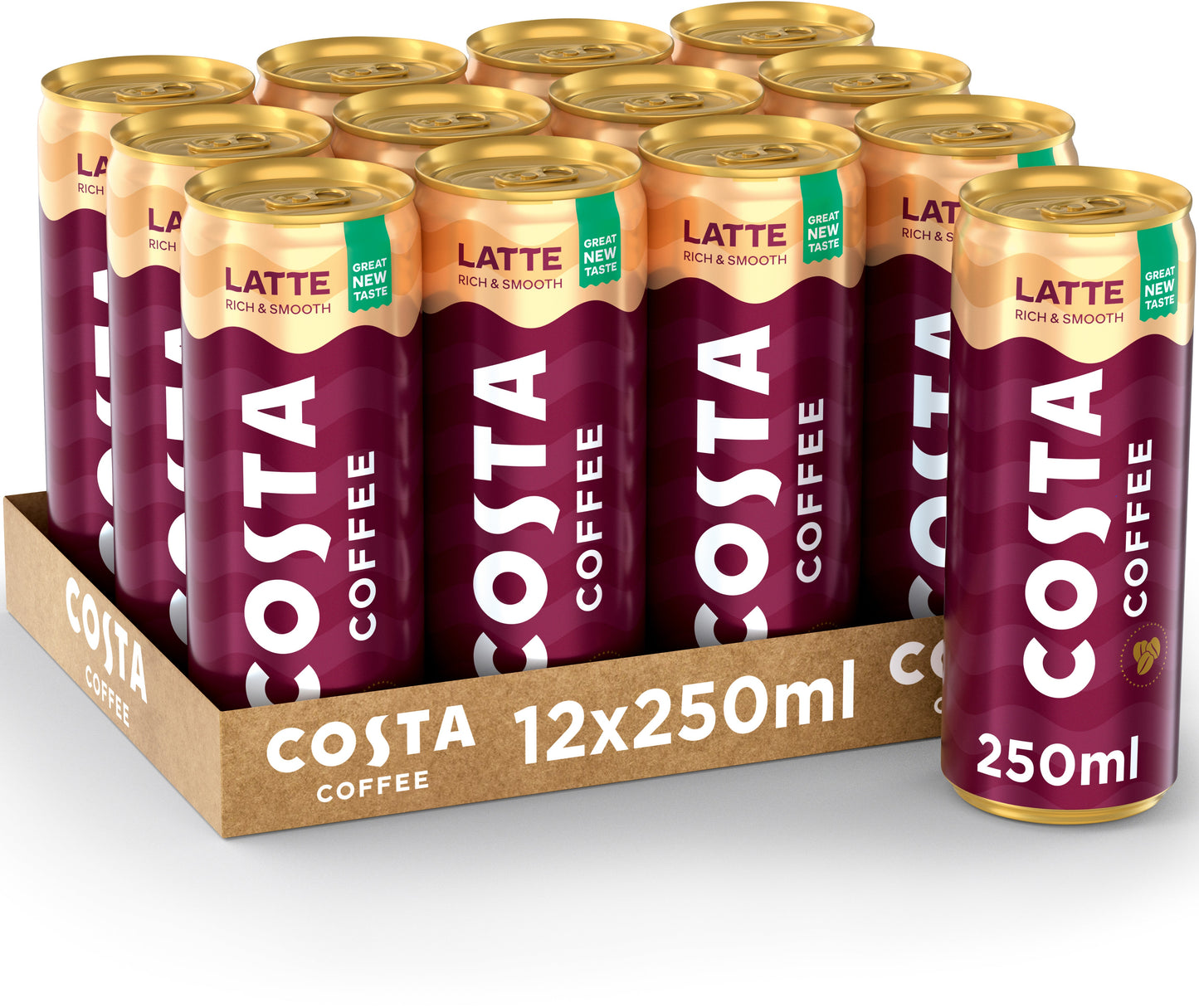 COSTA Coffee Latte 2021707 25cl. 12 Stk. Idealshop