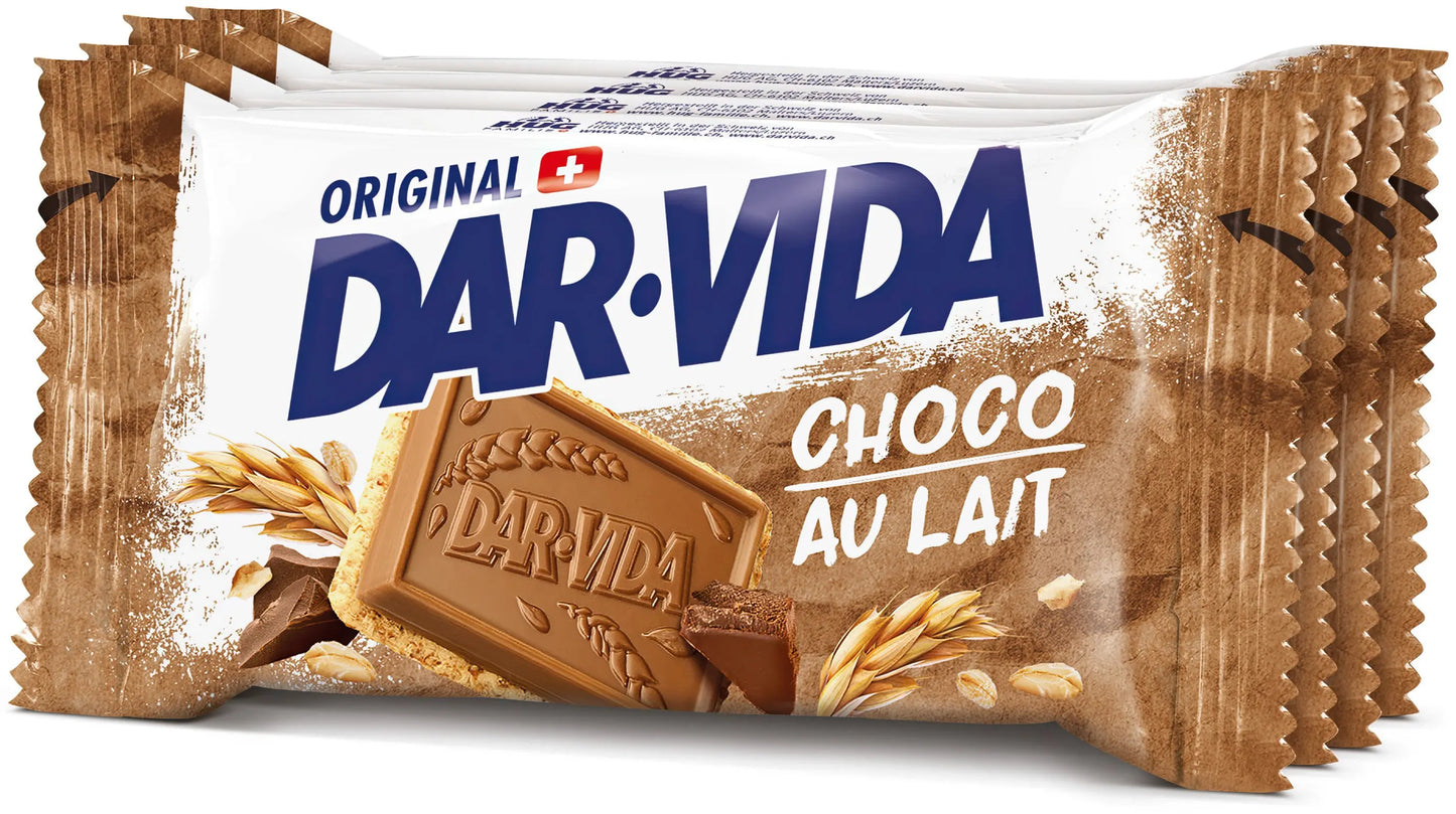 DAR-VIDA Choco au lait 5030000 46g, 4 Stk. Idealshop