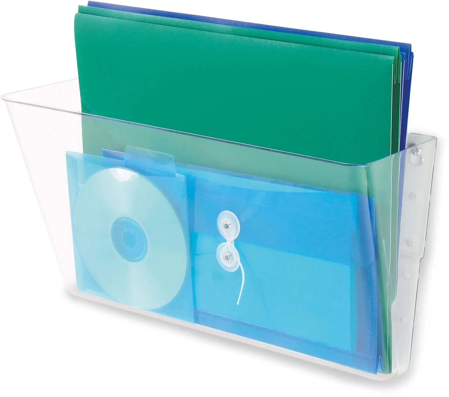 DEFLECTO Wandprospekthalter A4 quer 73101 transparent Docupocket Idealshop