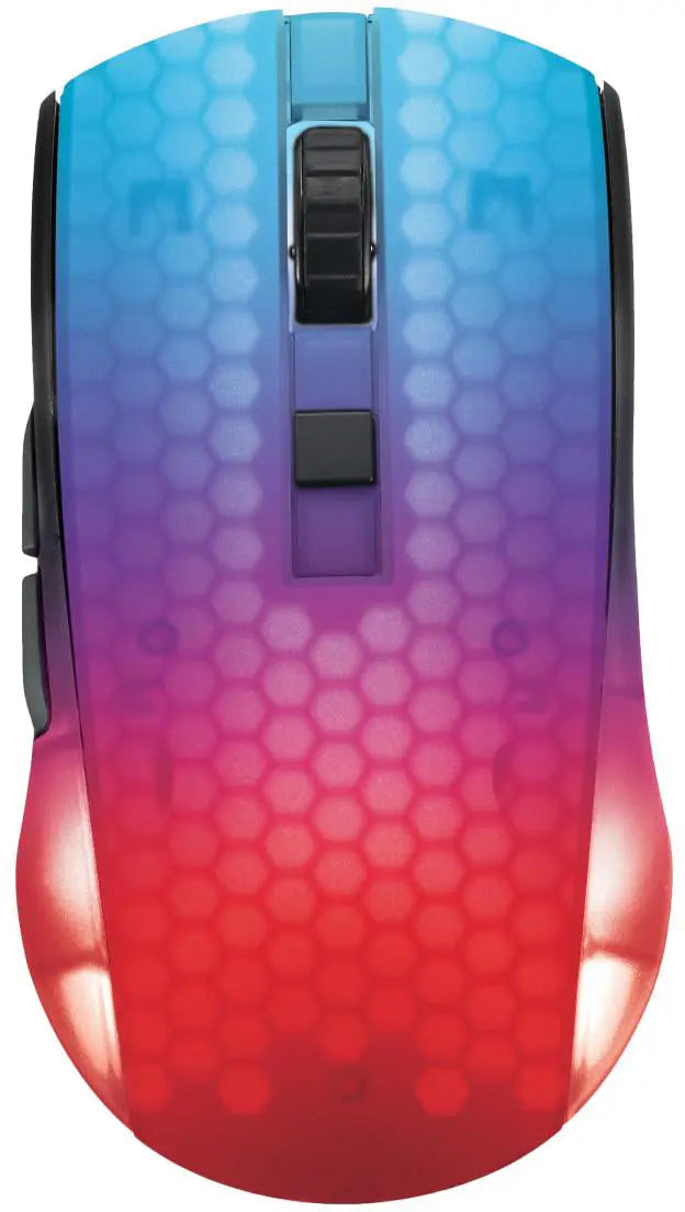 DELTACO Lightweight Mouse Wirel.RGB GAM-145 Semi-Transparent,DM320,Black Idealshop