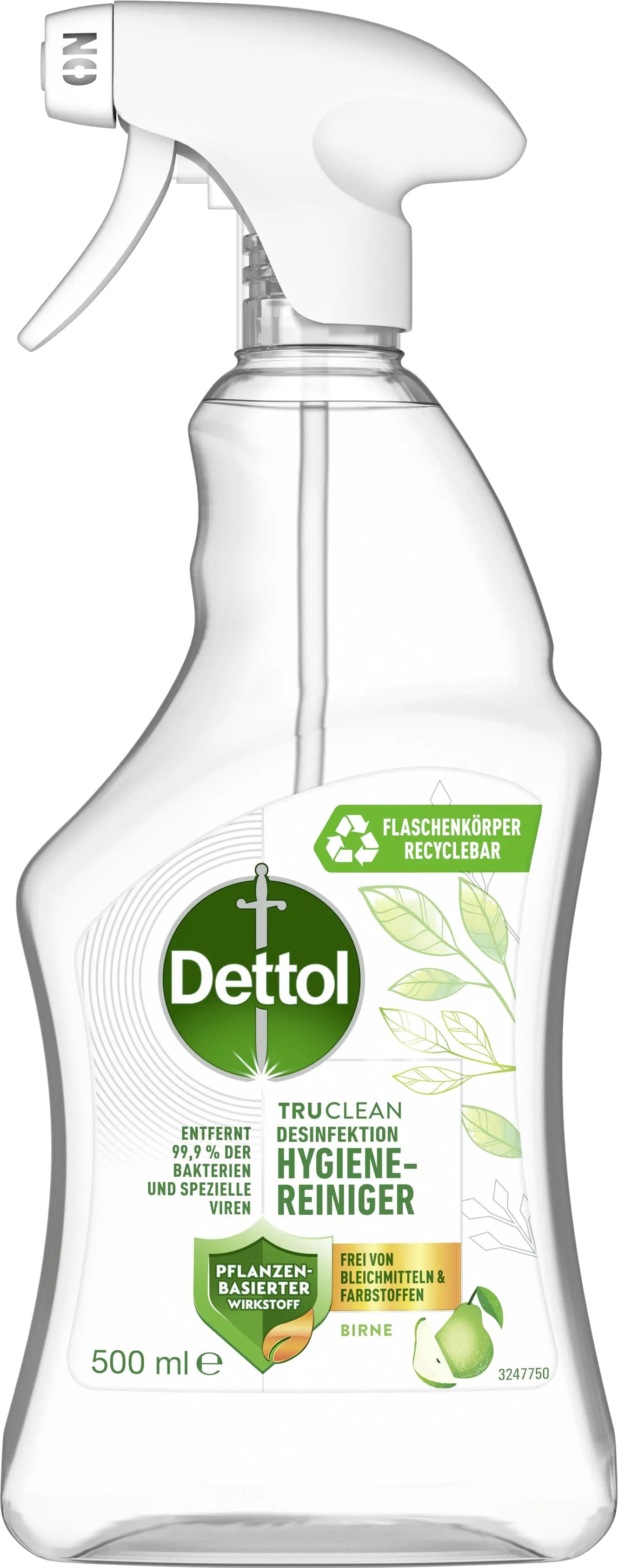 DETTOL Tru Clean Hygiene-Reiniger 3238286 Birne 500ml Idealshop