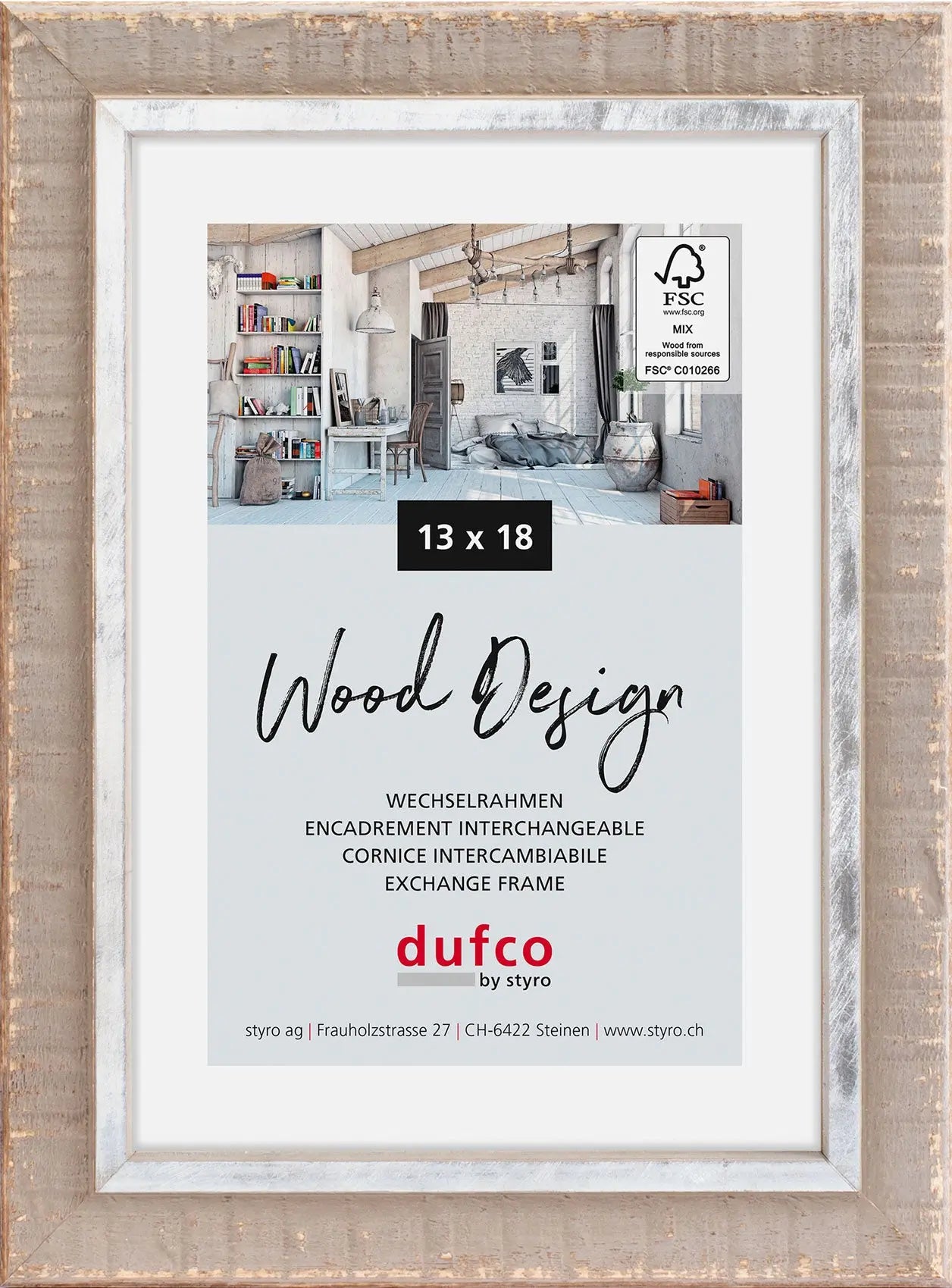DUFCO Bilderrahmen Lima 13x18cm 1610.81121 taupe Idealshop