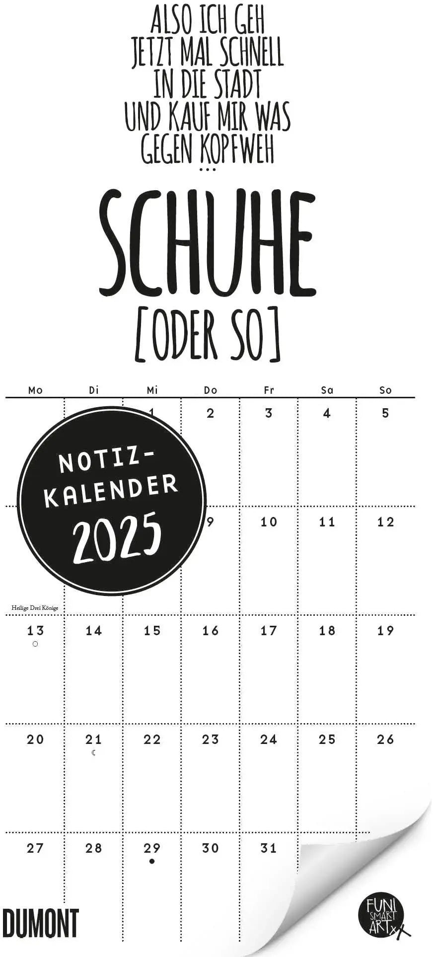 DUMONT Notizkalender 2025 Idealshop