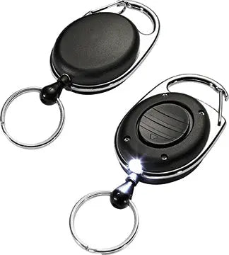 DURABLE Ausweishalter JOJO Style LED 819801 mit Ring schwarz Idealshop