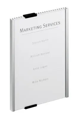 DURABLE Türschild Info Sign 480323 silber, aluminium 149x210.5mm Idealshop