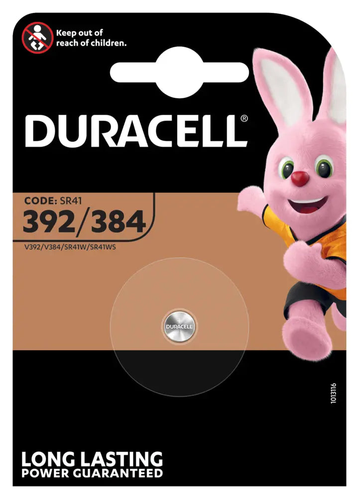 DURACELL Knopfbatterie Specialty 392/384 V392, V384, SR41W, 1.5V Idealshop