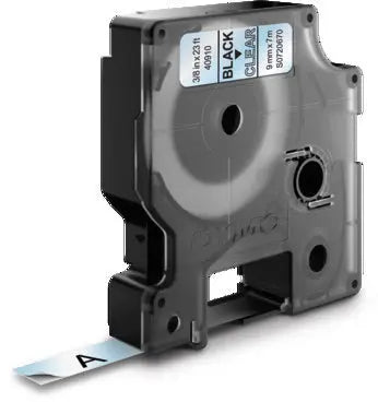 DYMO Schriftband D1 schwarz/transp. Idealshop