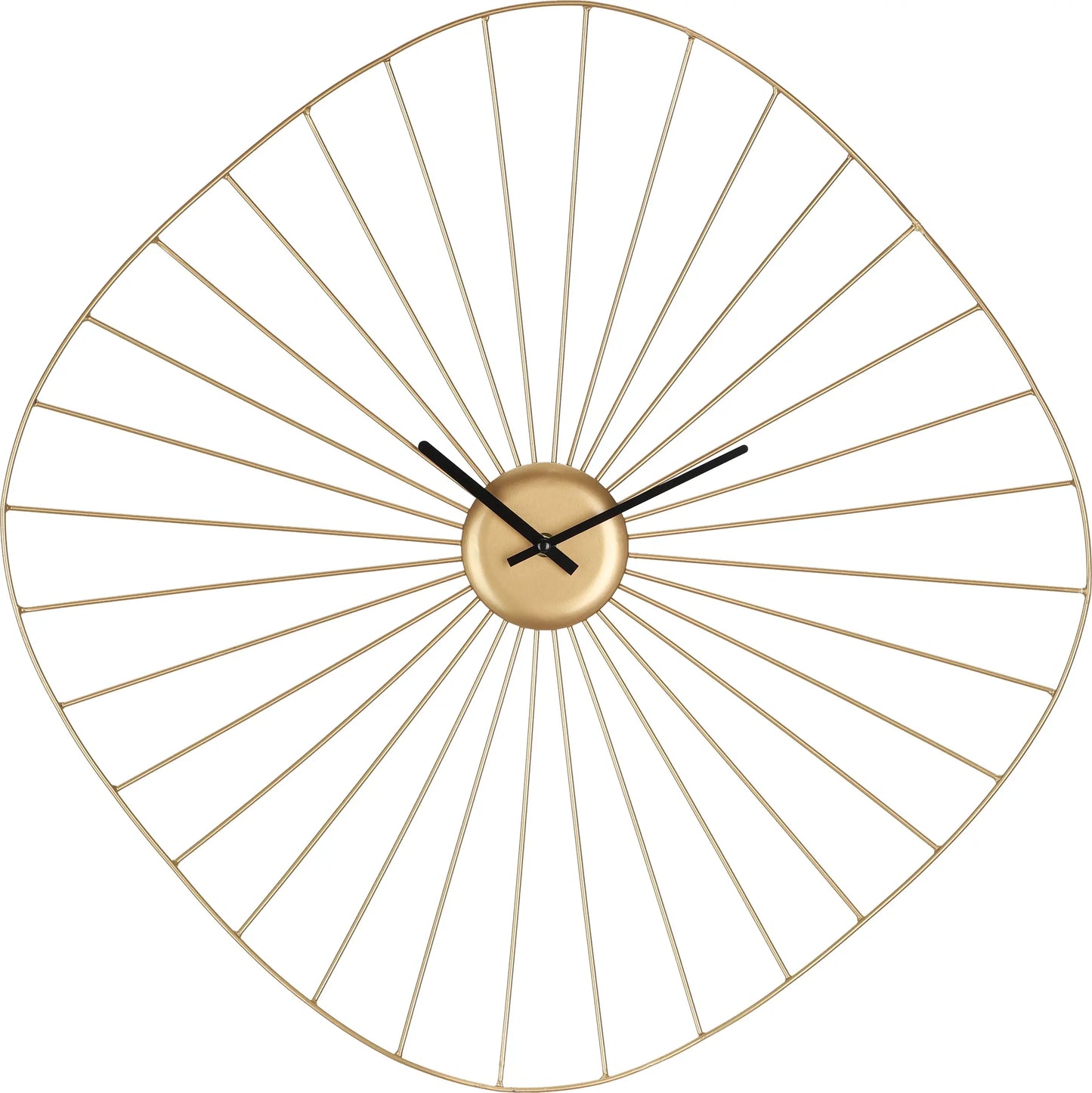 EGLO Wanduhr Matsumoto 60x60cm 425517 gold/schwarz Idealshop