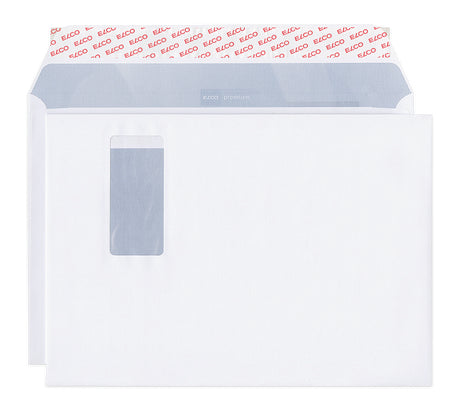 ELCO Couvert Office Fenster re. C4 74522.12 120g,hochweiss,Kleber 50 Stk. Idealshop