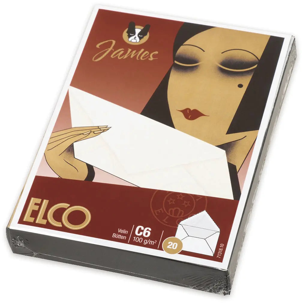 ELCO Couverts Velin C6 71318.10 weiss, 100g 20 Stück Idealshop
