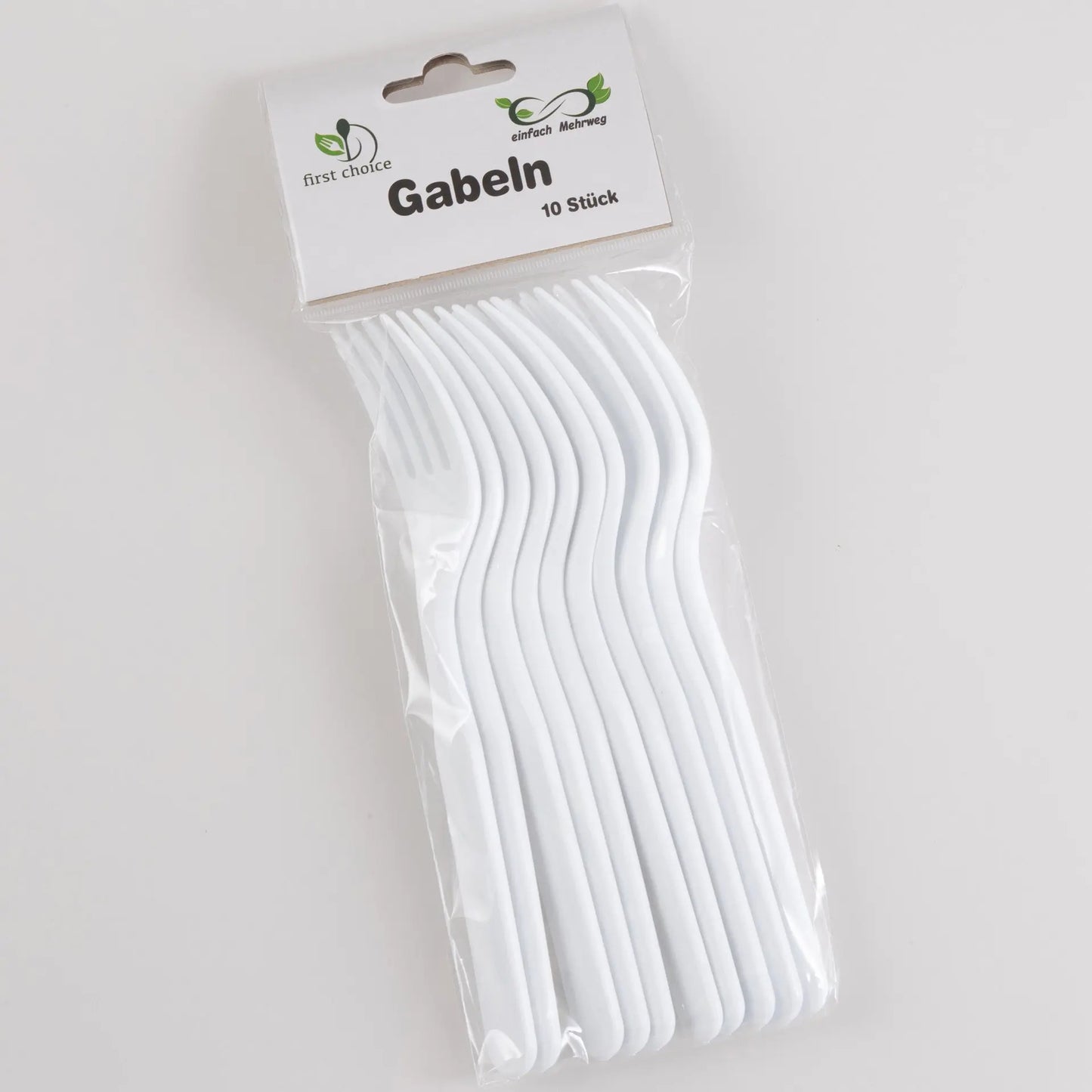 ELCO Gabel aus Kunststoff 10011110-001 Mehrweg weiss, 10Stk. Idealshop