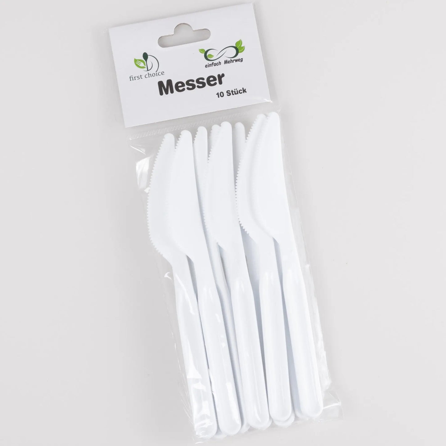 ELCO Messer aus Kunststoff 10021110-001 Mehrweg weiss, 10Stk. Idealshop