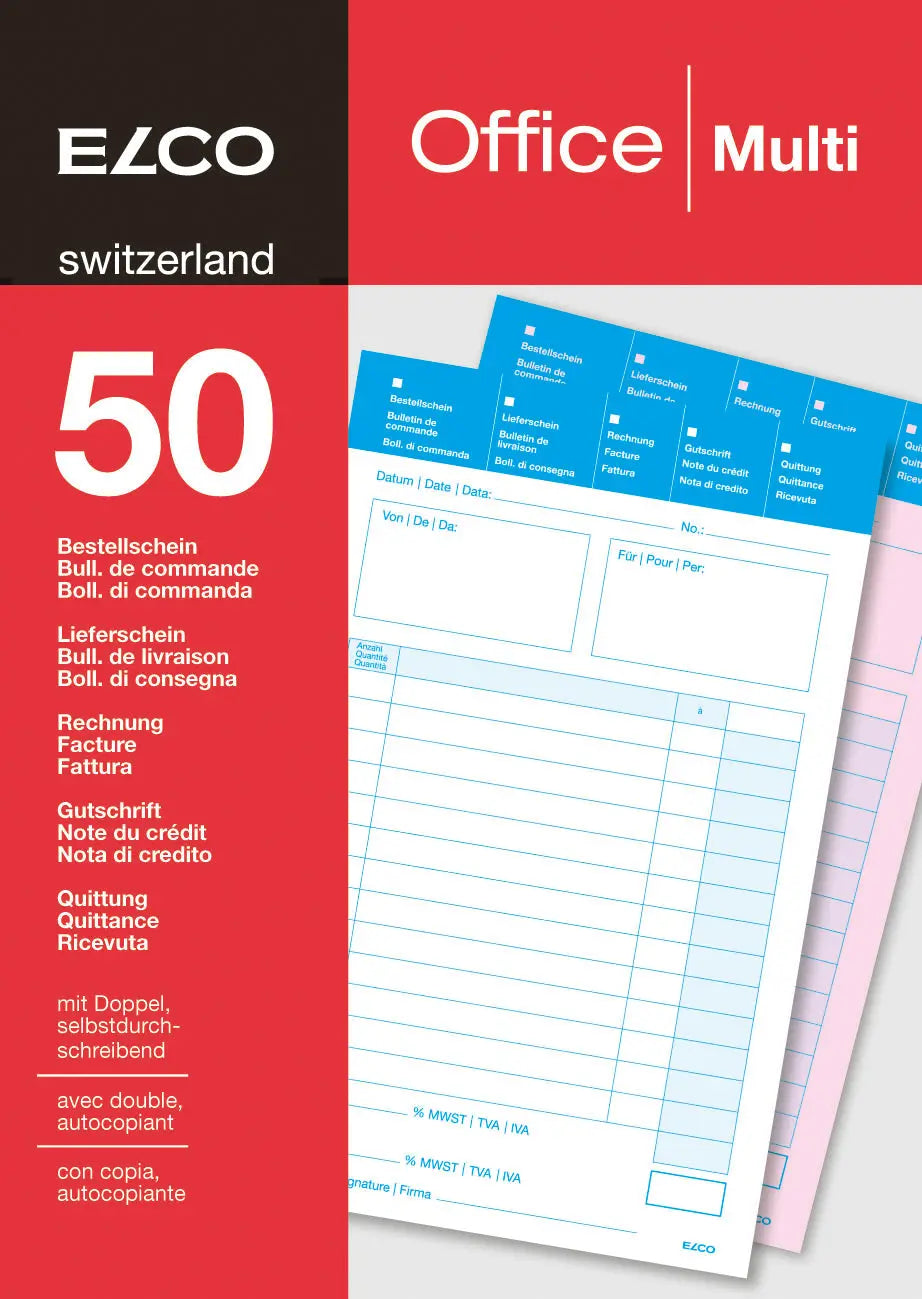 ELCO Multifunktions Formular A5 Idealshop