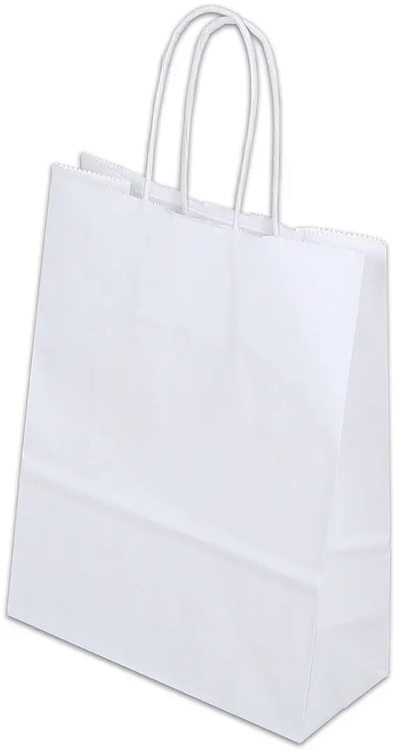 ELCO Tragetasche 180x80x240mm 84101.10 mit Kordel, weiss 50 Stück Idealshop