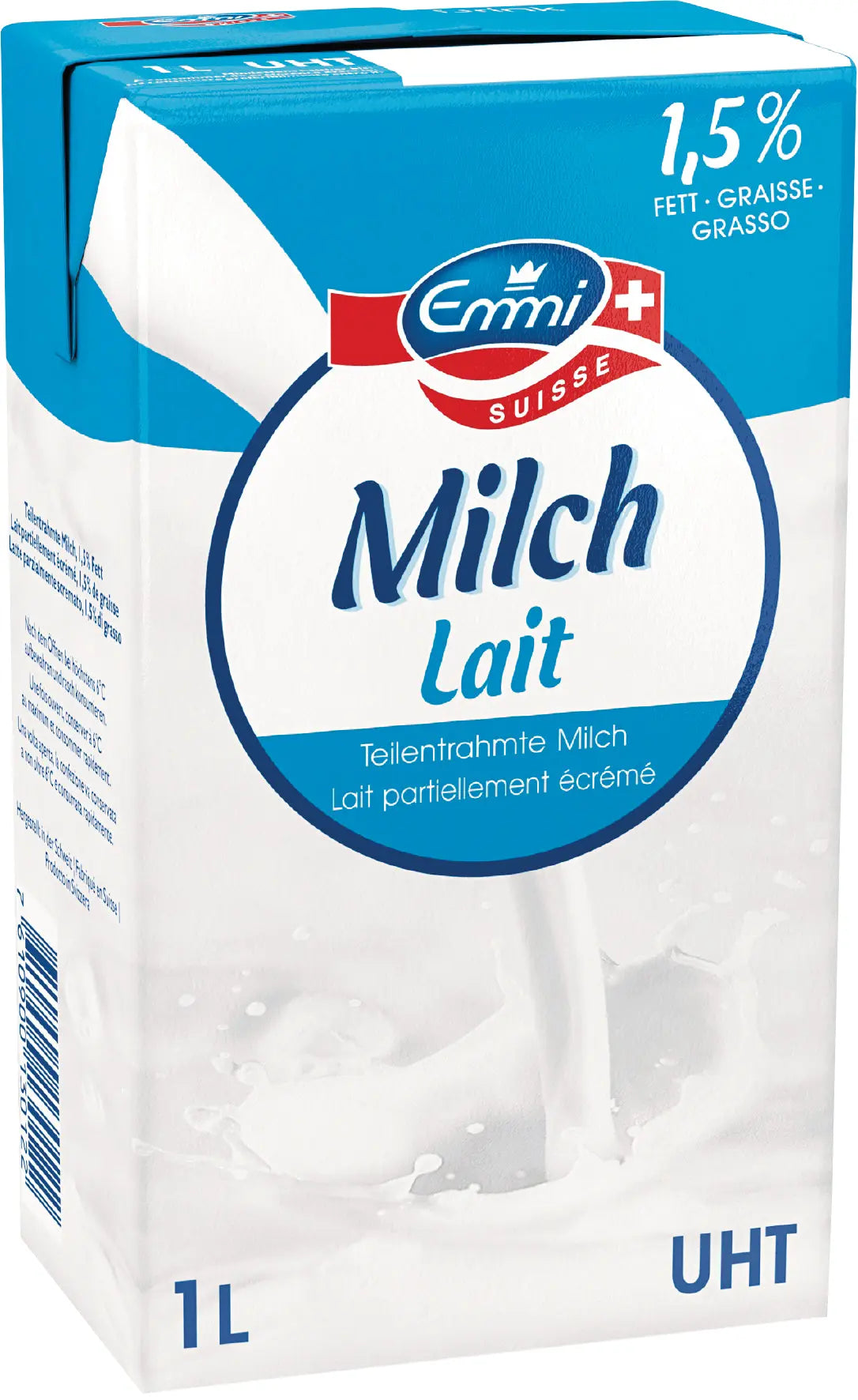 EMMI Milchdrink 1,5%, UHT 1155024 1 l, 12 Stk. Idealshop