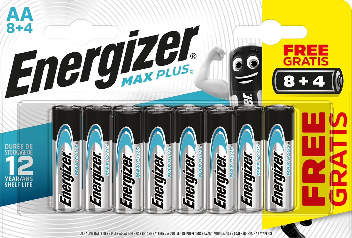 ENERGIZER Batterie E303322000 Max Plus AA/LR06 12 Stück Idealshop