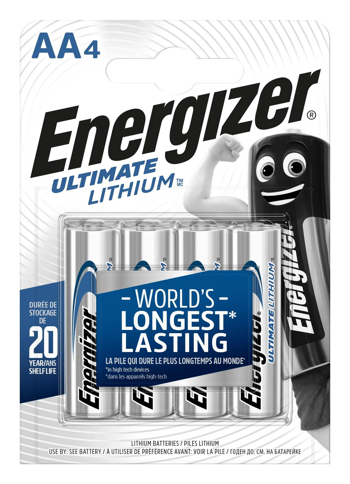 ENERGIZER Batterien Ultimate AA 1.5V E301535302 Lithium 4 Stück Idealshop