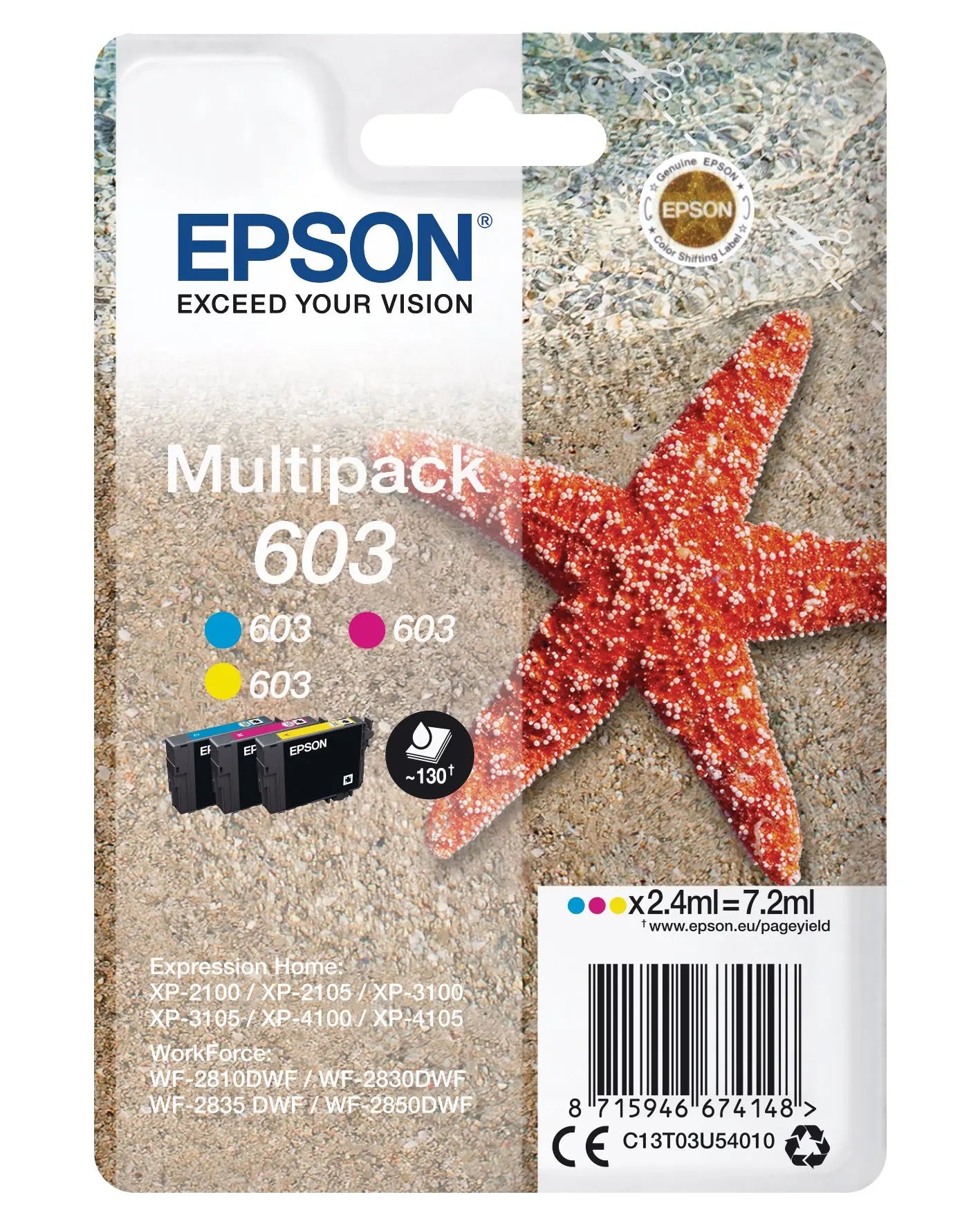 EPSON Multipack Tinte 603 CMY Idealshop