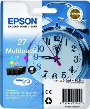 EPSON Multipack Tinte CMY T270540 WF 3620/7620 300 Seiten Idealshop