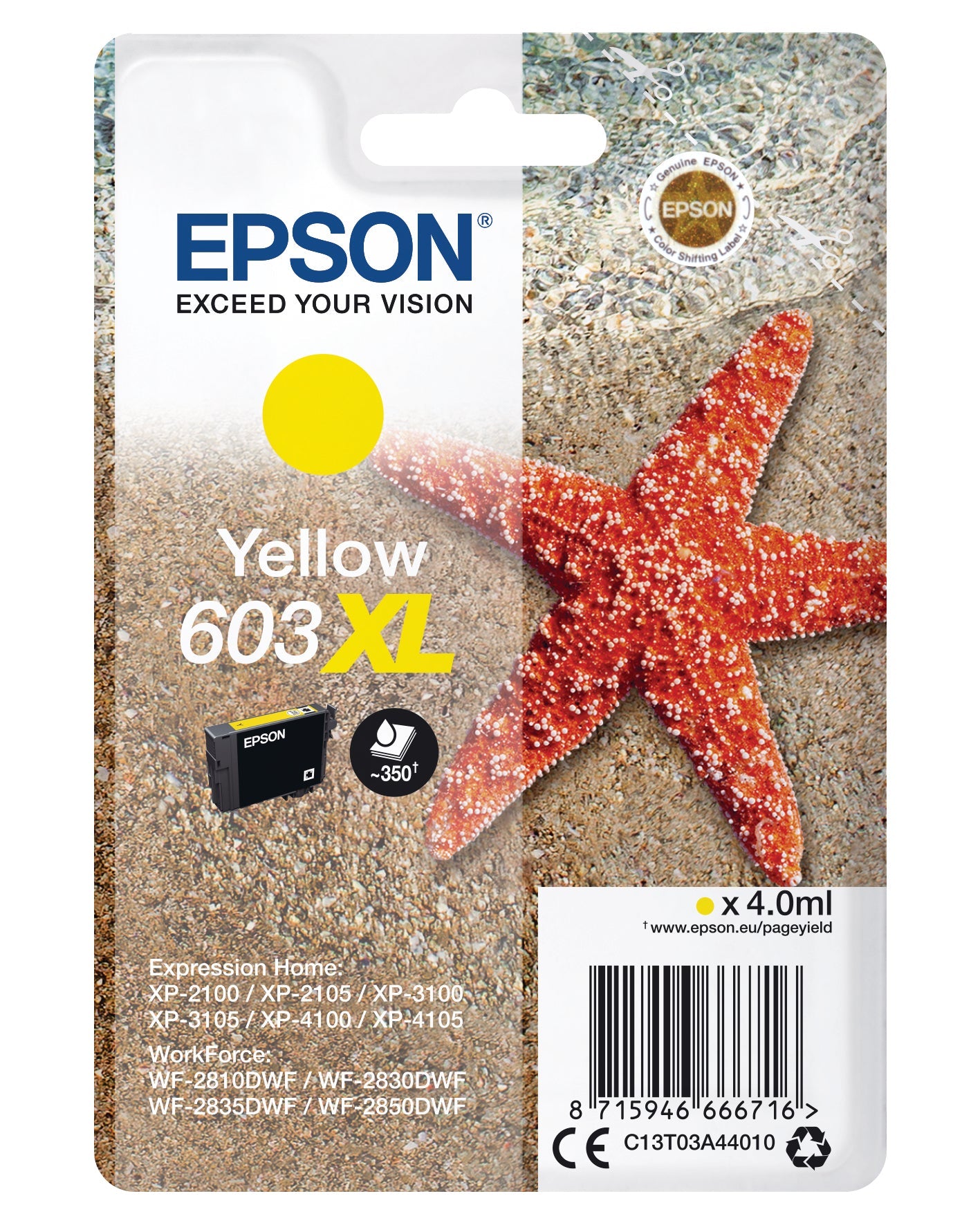 EPSON Tintenpatrone 603XL yellow Idealshop