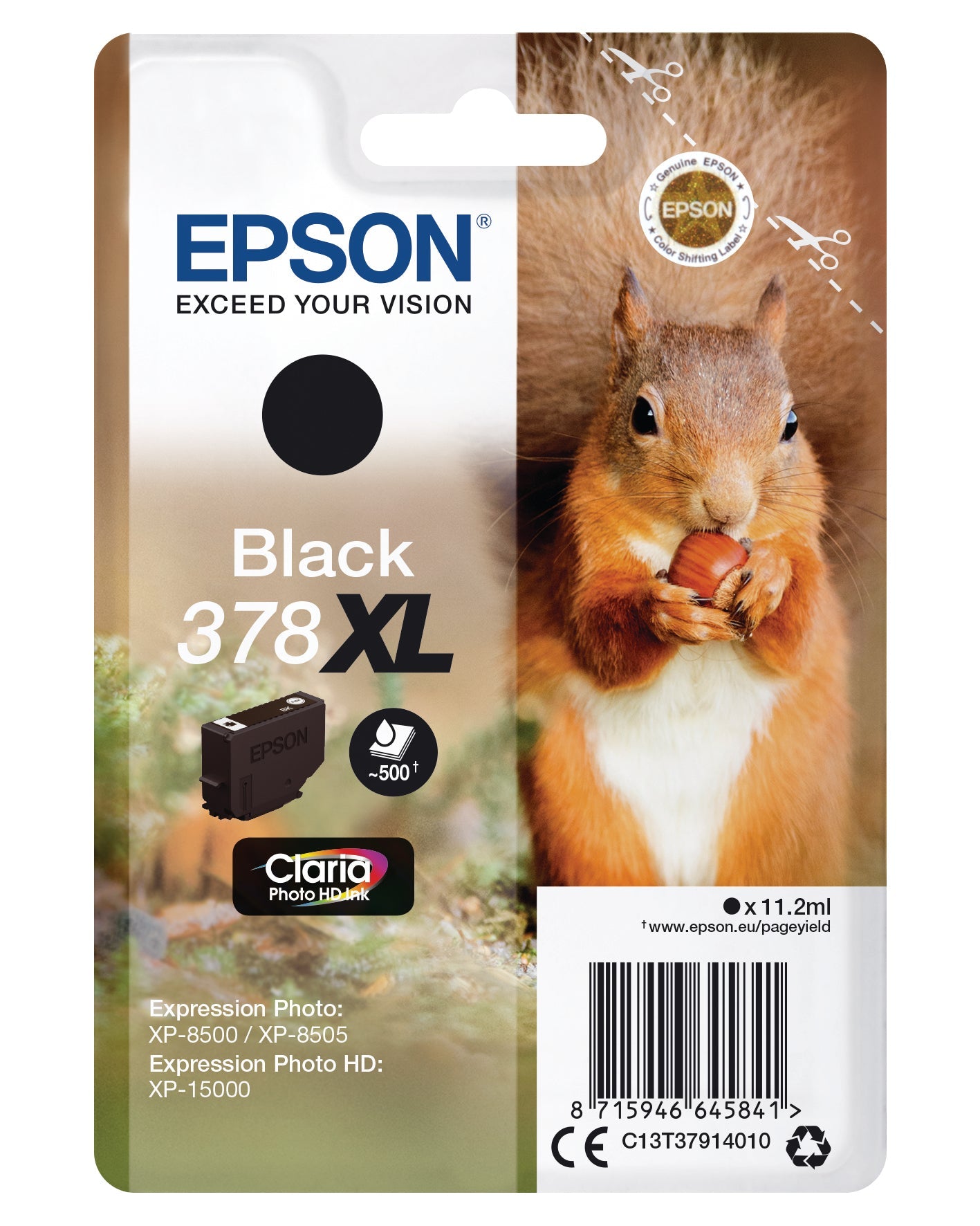 EPSON Tintenpatrone 378XL schwarz Idealshop