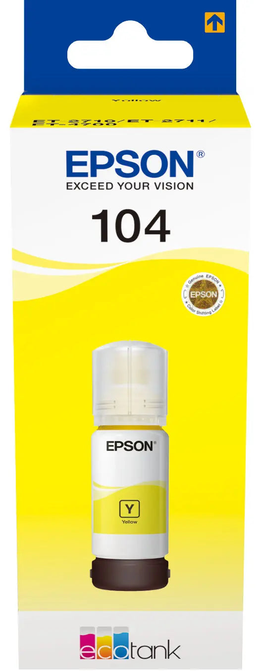 EPSON Tintenbehälter 104 yellow T00P440 EcoTank ET-2710 7500 Seiten Idealshop