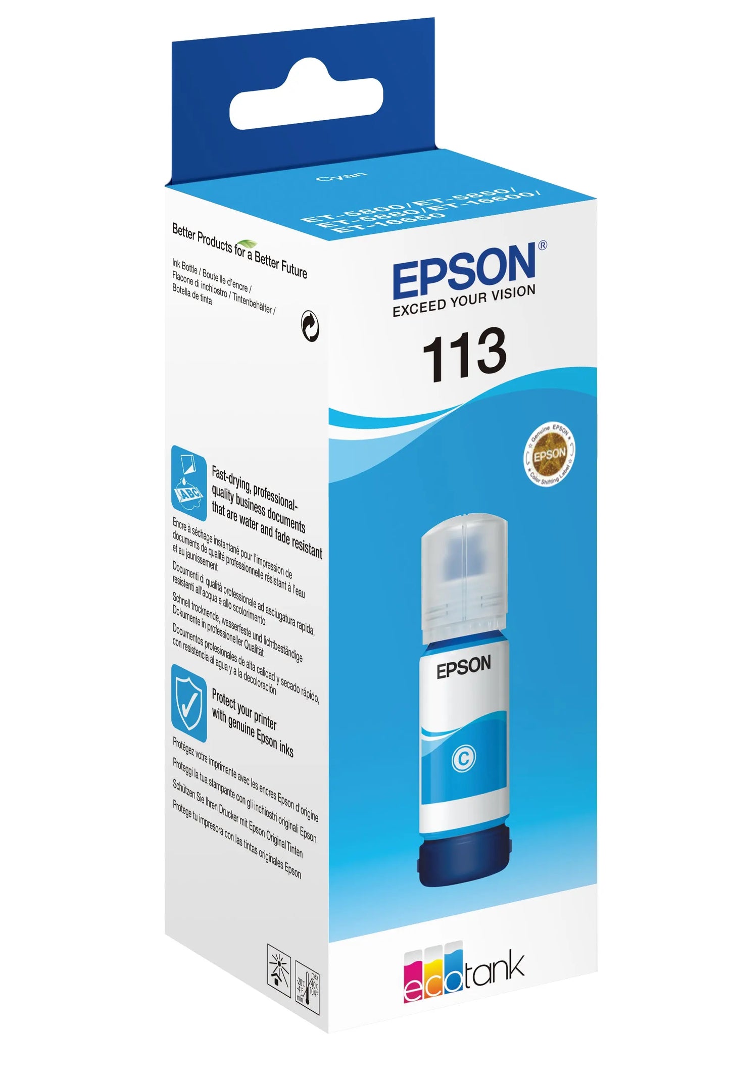 EPSON Tintenbehälter 113 cyan Idealshop