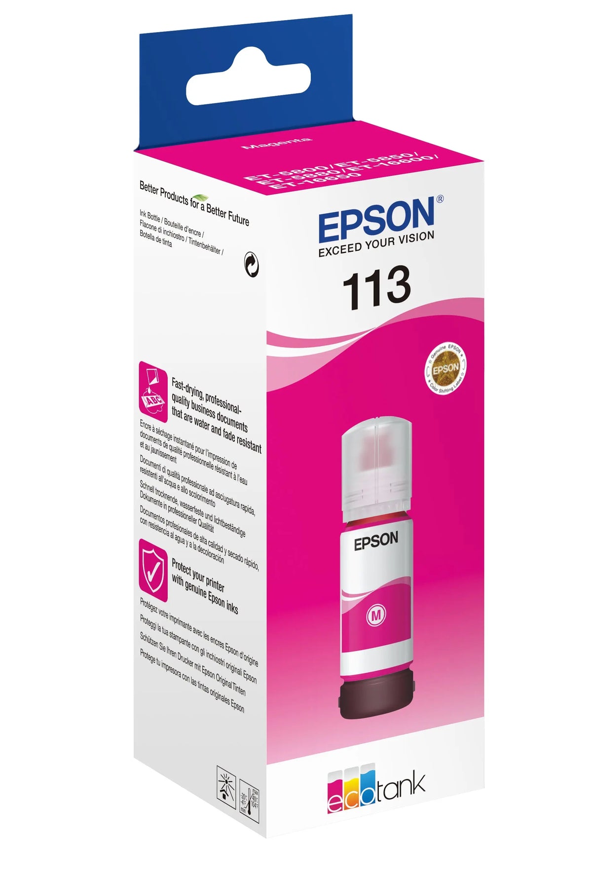 EPSON Tintenbehälter 113 magenta T06B340 EcoTank ET-5800 6000 Seiten Idealshop