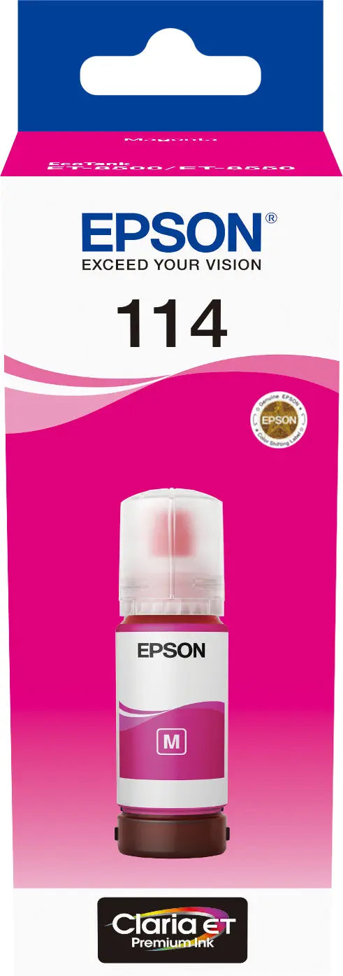 EPSON Tintenbehälter 114 magenta T07B340 EcoTank ET-8500 6200 Seiten Idealshop