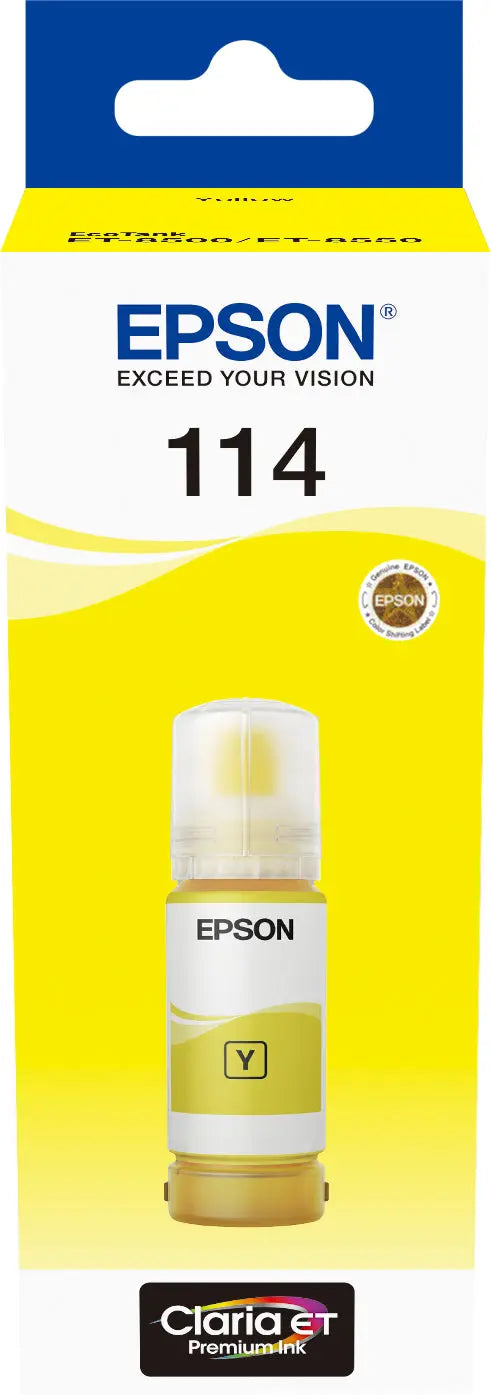 EPSON Tintenbehälter 114 yellow T07B440 EcoTank ET-8500 6200 Seiten Idealshop