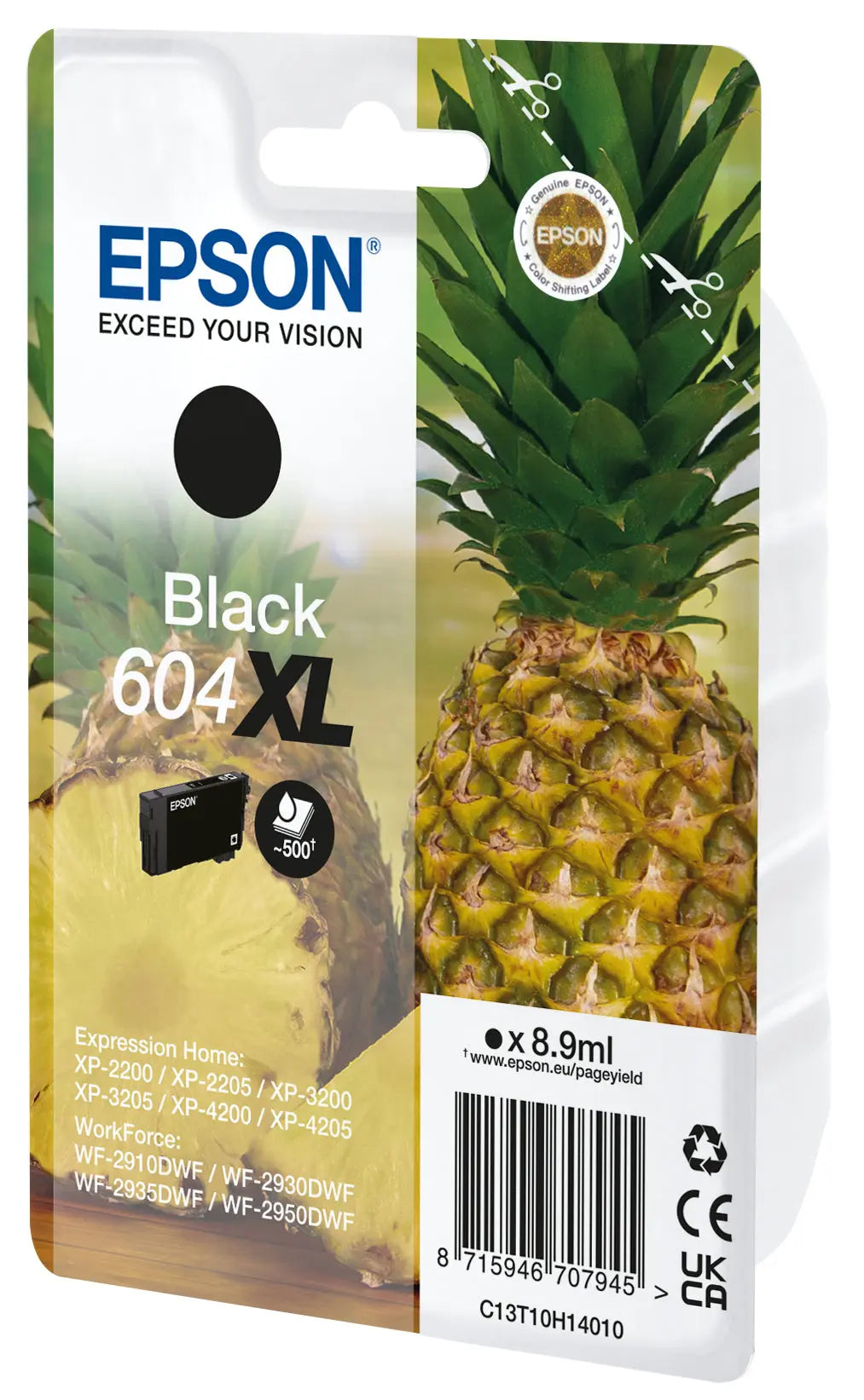 EPSON Tintenpatrone 604XL schwarz T10H14010 WF-2910/30/50 500 Seiten Idealshop