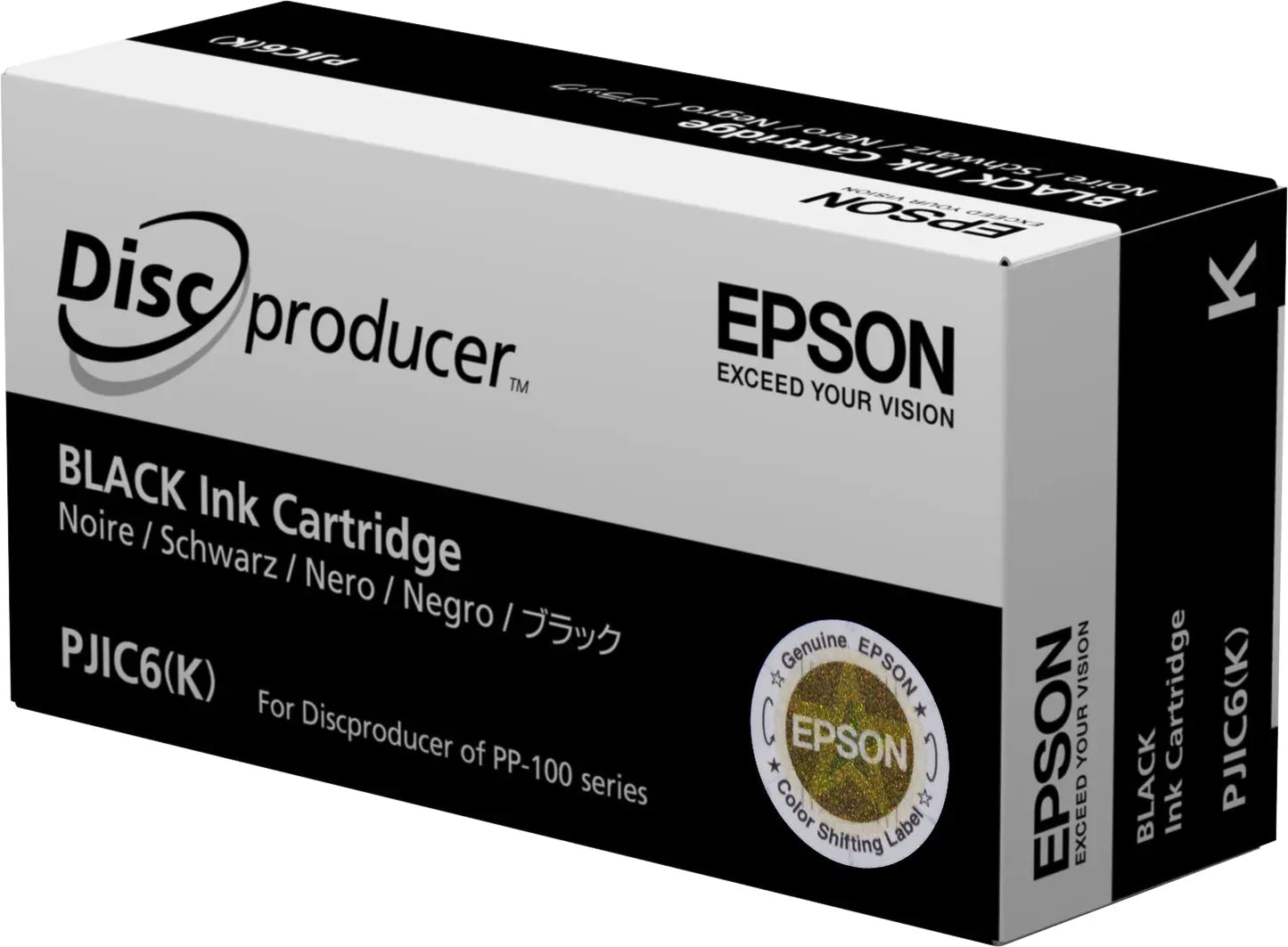 EPSON Tintenpatrone PJIC6 schwarz C13S020693 Discproducer PP-100 Idealshop