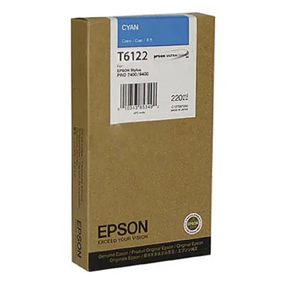 EPSON Tintenpatrone cyan T612200 Stylus Pro 7450/9450 220ml Idealshop