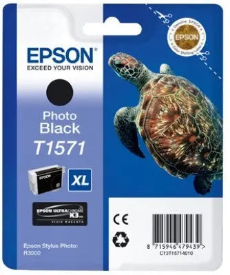 EPSON Tintenpatrone photo schwarz T157140 Stylus Photo R3000 26ml Idealshop