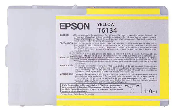 EPSON Tintenpatrone yellow T613400 Stylus Pro 4450 110ml Idealshop